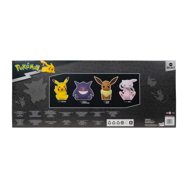 Pokemon Figuras: Set de 4 Figuras de Vinilo