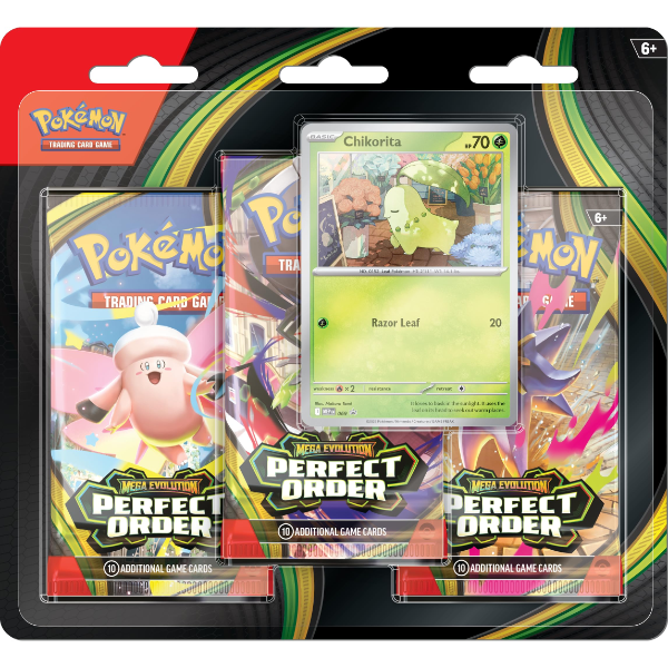 Blister Perfect Order Chikorita (Ingles)