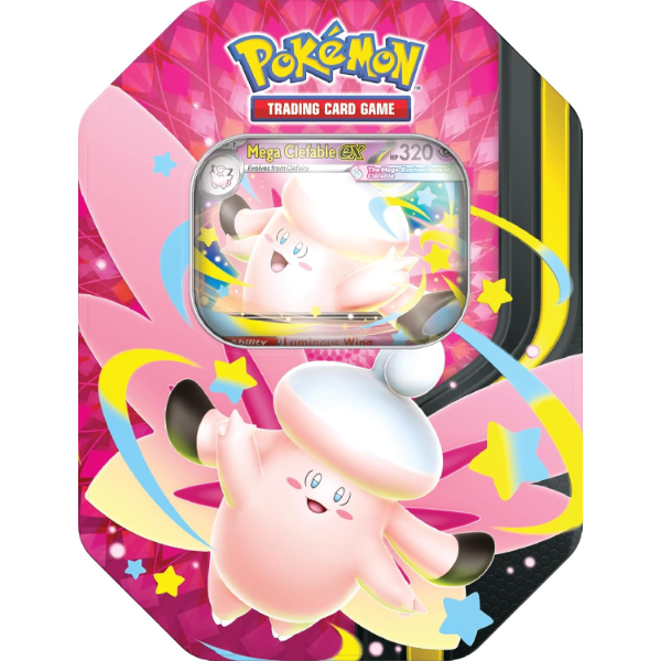 Mega Moonlit Tin Mega Clefable (Ingles)