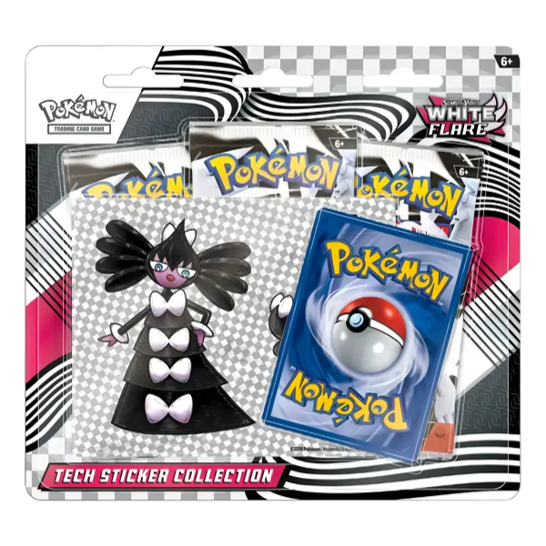 Blister White Flare Tech Sticker (Ingles)