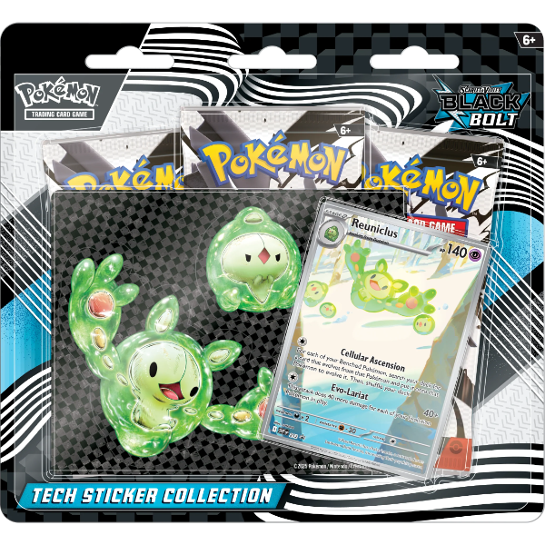 Blister Black Bolt Tech Sticker (Ingles)